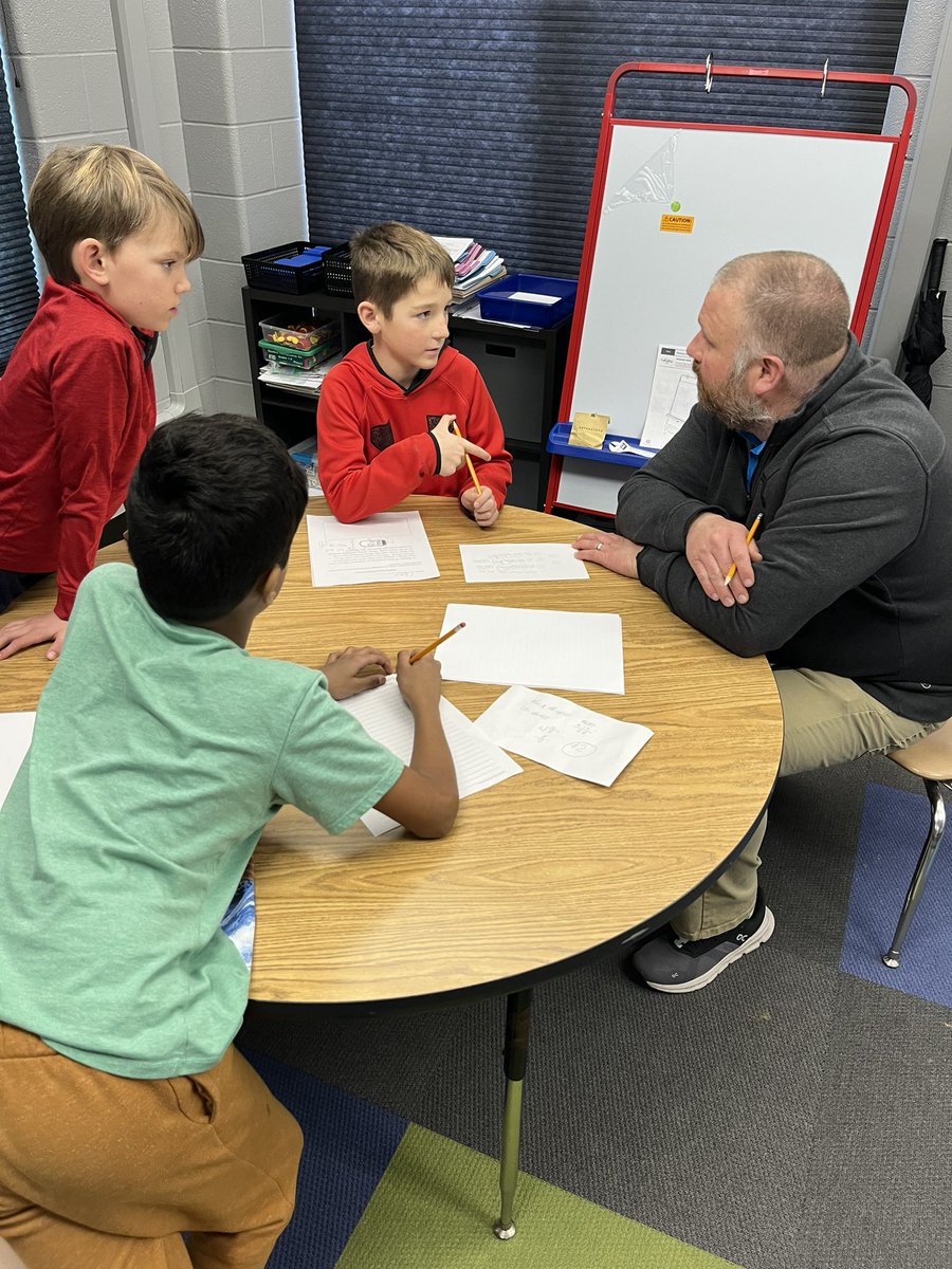 Loved hearing the math discourse today in third grade.  Students worked on communicating their strategy and proving that their answers were reasonable.   Thanks Mr. Hood for sharing your love of all things math!