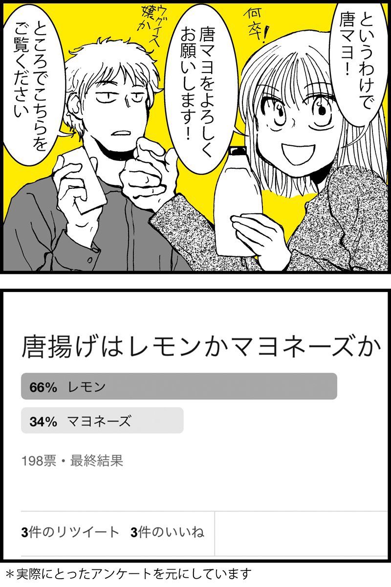 マヨネーズの日らしいので過去作マヨネーズ漫画 #マヨネーズの日 