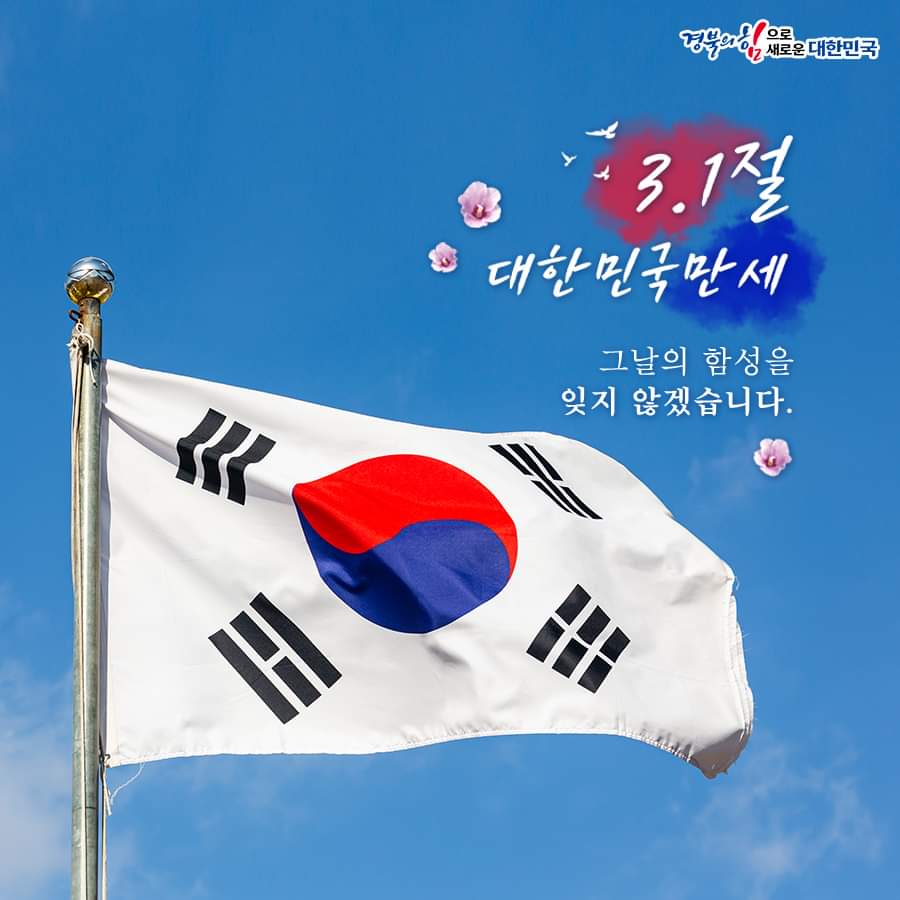 1919년 3월 1일 그날의 함성을 잊지 않겠습니다 🇰🇷 #대한민국만세
