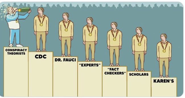 FactOverFeelins's tweet photo. @disclosetv Conspiracy theorist are undefeated in regards to pandemic response. The “experts” could not have been more wrong. https://t.co/aEjmwaDJIR
