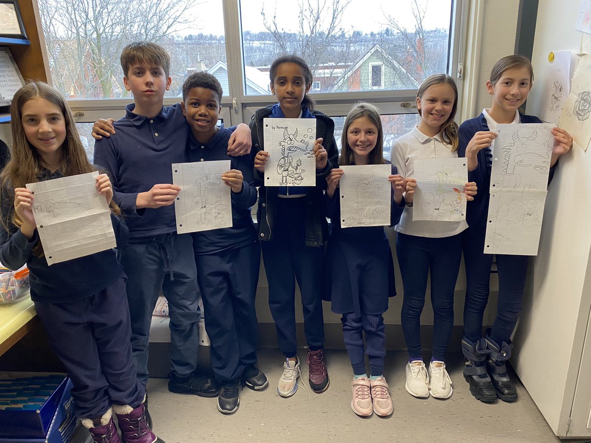 Merci beaucoup à Dom Pelletier d’avoir partager votre expertise comme artiste et auteur! It was great to hear about how you create your graphic novels and practice drawing our own cartoons 🖍️ <a href="/stjsces/">St. Joseph CES</a>