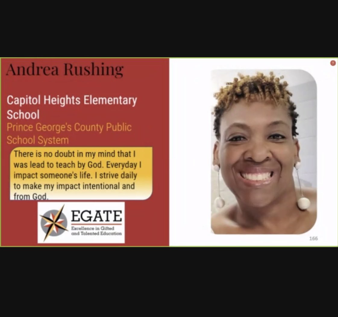 So excited and proud of our <a href="/capitolheightse/">Capitol Heights ES</a> teachers honored tonight for the 2023 Maryland Excellence in Gifted and Talented Education Awards! Continue to let your light shine! ✨<a href="/MrsMcCoyTAG/">Mrs. McCoy</a> @MsEdwardsTAG and Mrs. Rushing #CHESROCKS #CHESTAGTEAM