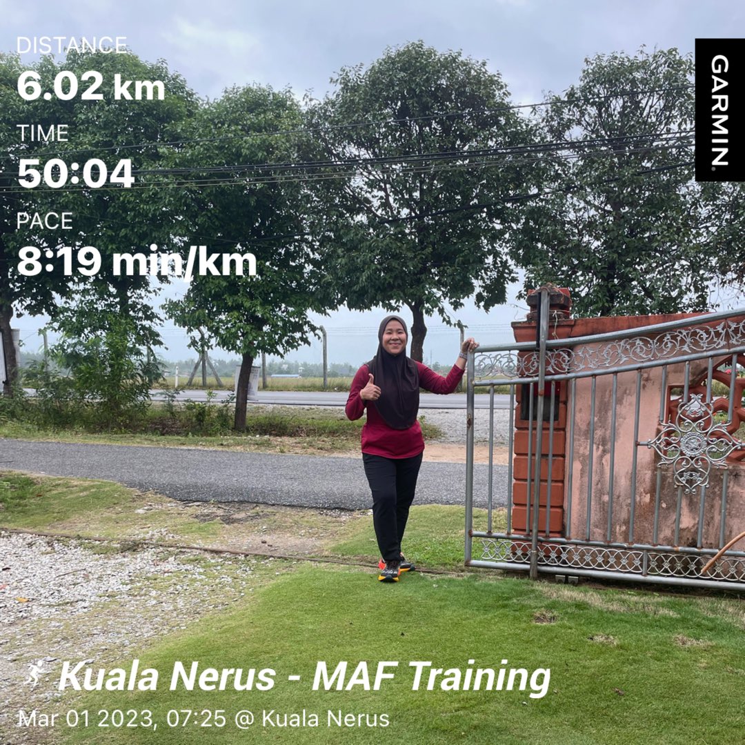 mayysaraa's tweet photo. Larian pertama di bulan Mac, 2023 🤌🏻
Bila nak merasa dapat pace 7 kat depan ni 🫣
#HMTraining #MAFTraining #beatyesterday https://t.co/solXoL3ijZ