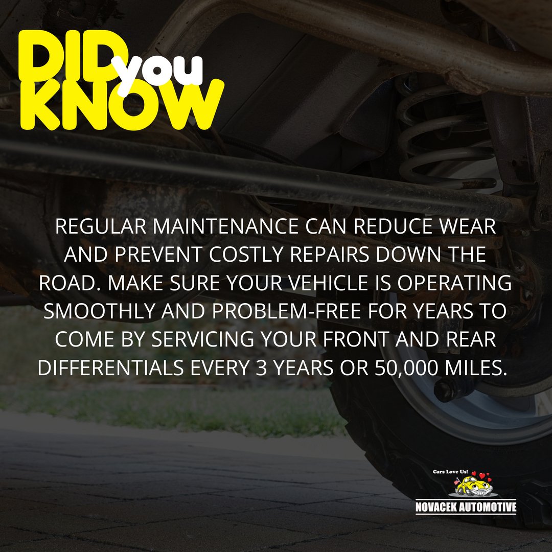 JoeNovacek's tweet image. #DYK Regular maintenance can reduce wear and prevent costly repairs down the road...🚗💨 

novacekautomotive.com

#DifferentialService #RegularMaintenance #PreventativeCare #SmoothRide #VehicleMaintenance #novacekautomotive #wichita