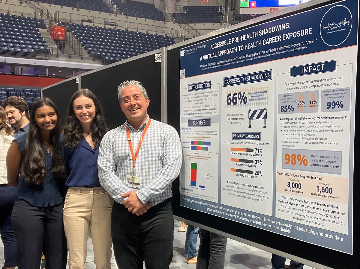 Proud of these young ladies for having 2 posters accepted to the <a href="/UFHealth/">UF Health</a> <a href="/UFMedicine/">UF Medicine</a> celebration of research on behalf of <a href="/MediGators/">Medi-Gators Program</a> !

<a href="/MediFutures/">Medi-Futures</a> <a href="/UFNeuroRes/">University of Florida Neurology Residency</a> @UFNeuroICU