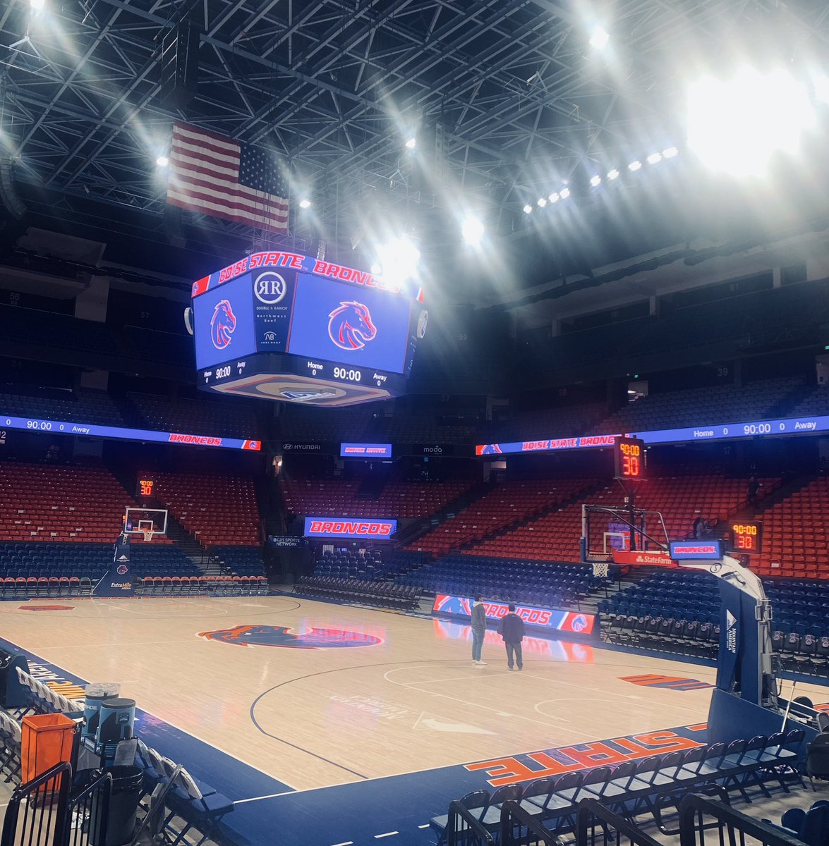So close to showtime…can’t wait for all of The Nation to sprint through the doors! Don’t just come to watch the game tonight. Come to BE THE SHOW!

#BleedBlue #UnbreakableCulture