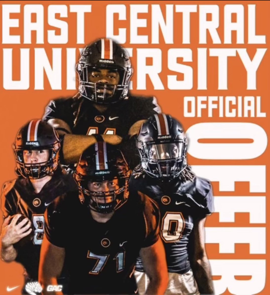 After a great conversation with <a href="/mattdwalter/">Coach Matt Walter</a> I am excited to announce I’ve received my first scholarship offer to play football at ECU. Playing with <a href="/TyRayburn/">tyler.</a> again would be a dream. 
<a href="/SamRayburns6/">Sam Rayburn</a> @CoachCarter_OC <a href="/CoachGeorge5/">Tom George</a> 
<a href="/MolderJoe/">Joe Molder</a>