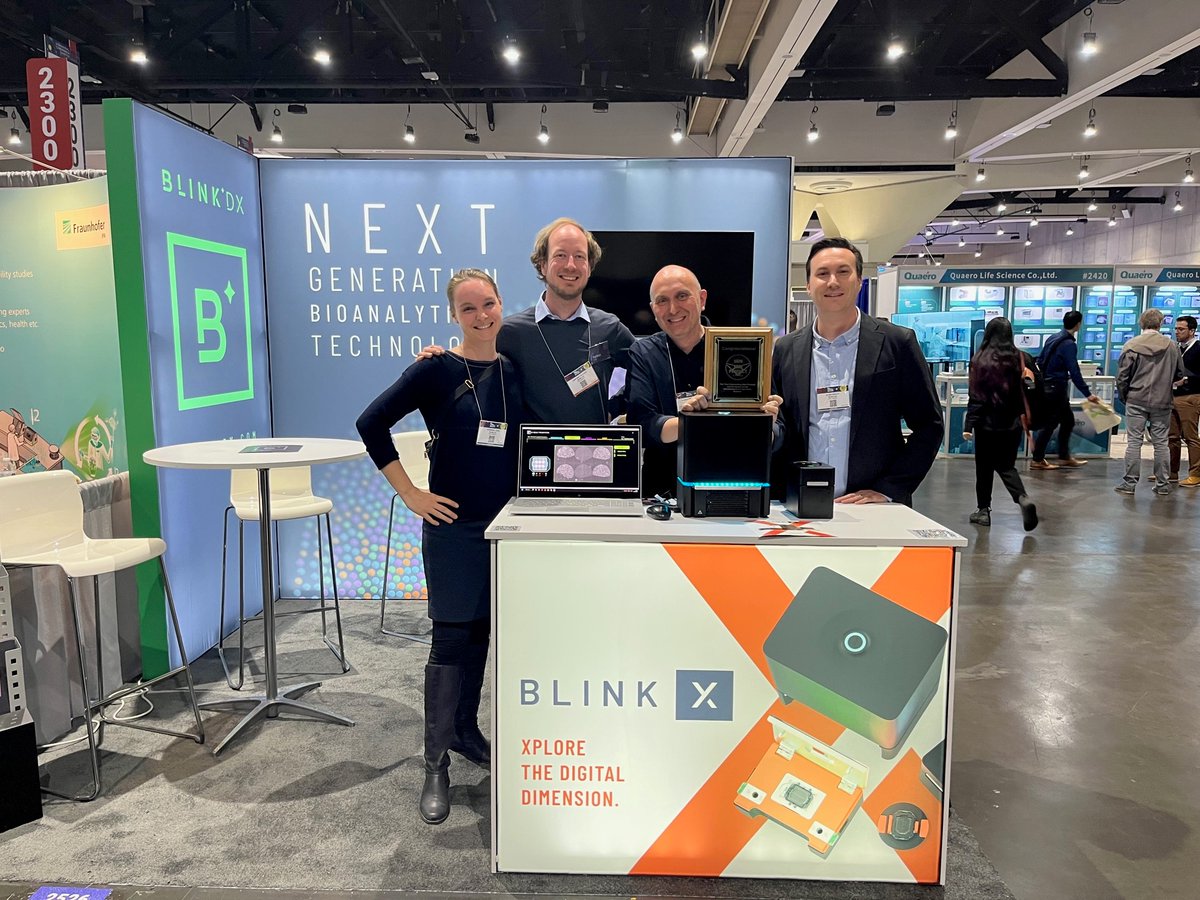 We won!?! This is so cool.

#SLAS2023 New Product Award goes to......BLINK X! 

Our journey has just begun and it really is off to a great start. Congratulations to everyone for getting us to this point. Onwards and upwards!

#labonabead #digitalPCR #BLINKBeads #BLINKX #BLINKDx