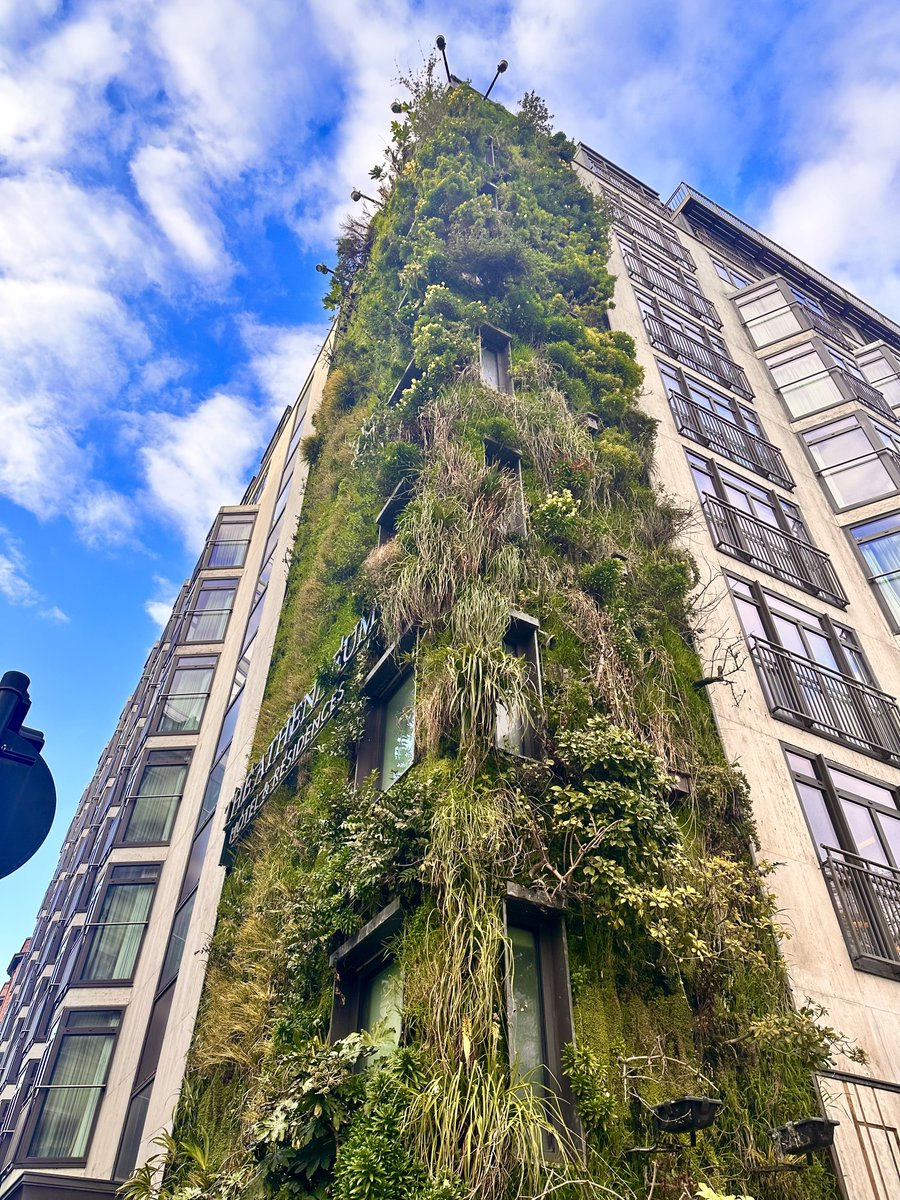 London seems to be the green wall capital of the world. I’ve seen like 5 in only a few days. Where else is there an impressive density of urban green walls?