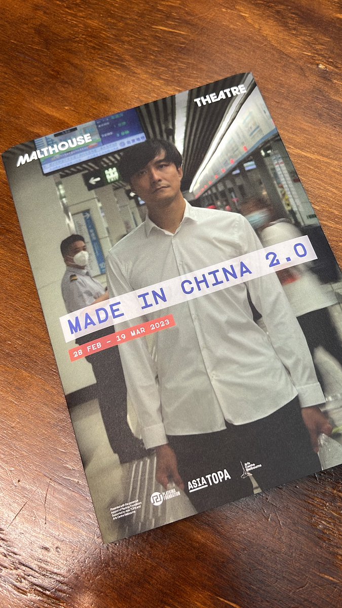 lyallbrooks's tweet photo. Believe the hype. #MadeInChina2.0 at @MalthouseMelb is a truly excellent piece of theatre. Subversive and challenging, yes, but also SO funny and heartfelt - it creates and holds this beautiful tension. 🏆 Perfection.
🐰🦀🦙 https://t.co/sd04mQj544