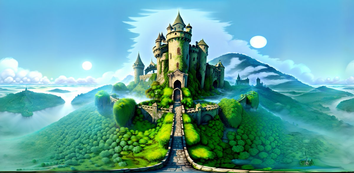 ryanedick's tweet image. Listening to yesterdays creator panel with @BlockadeLabs CEO coin_artist reminded me I needed to come back and generate some more skyboxes! This time I took to chatGPT to help create some initial prompts. (final prompt in caption) #texttogame #AIart #AIgaming