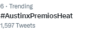 july_alejos's tweet photo. #AustinxPremiosHeat https://t.co/d71Fge8kIi