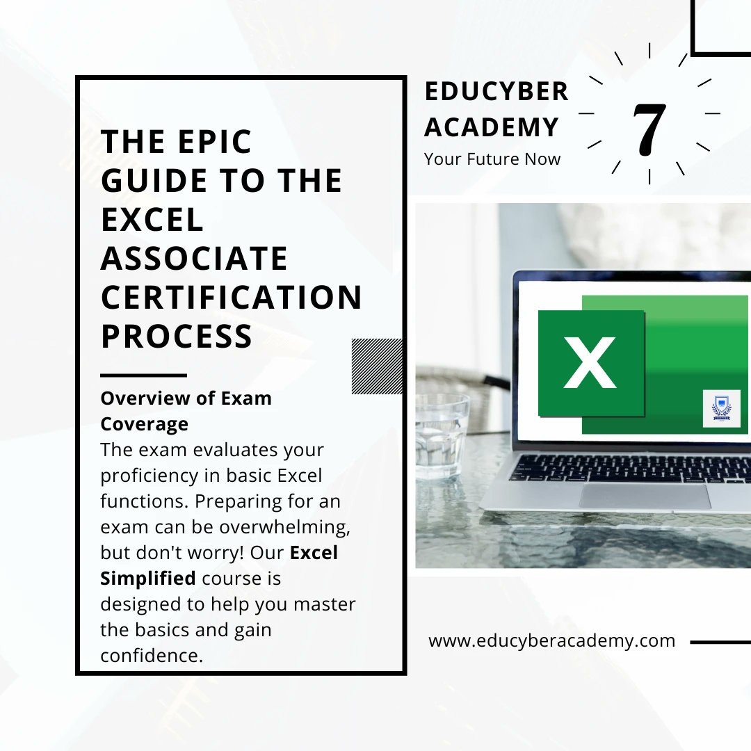 EducyberAcademy's tweet image. #professionaldevelopment #learnexcel #elearning #educyberacademy #onlinetutorial #onlinelearning #selfpaced #YFN