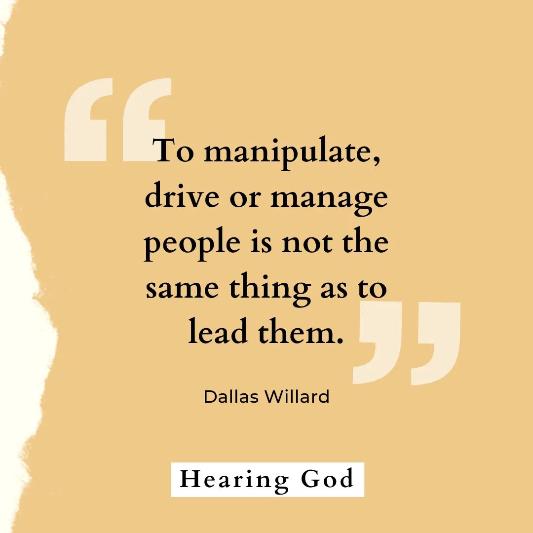 #Kingdom #DallasWillard #leadership #hearingGod