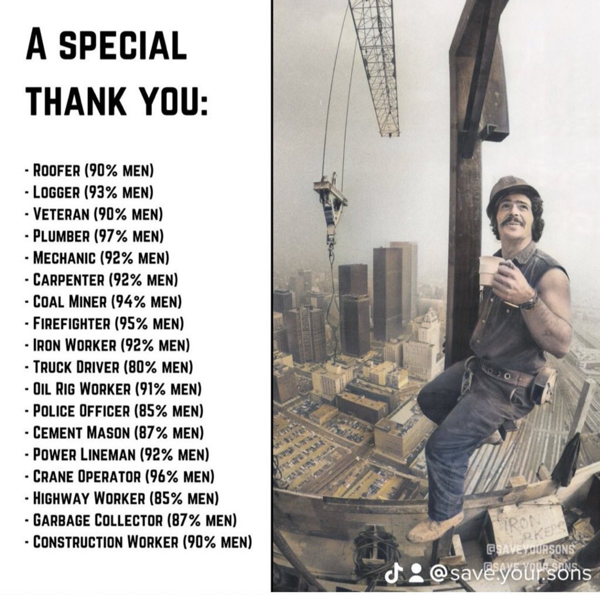 jacksonhinklle's tweet image. Thank a man today!