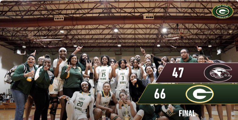 Lady Bears are Final 4 Bound!!

#WeAreGriffin