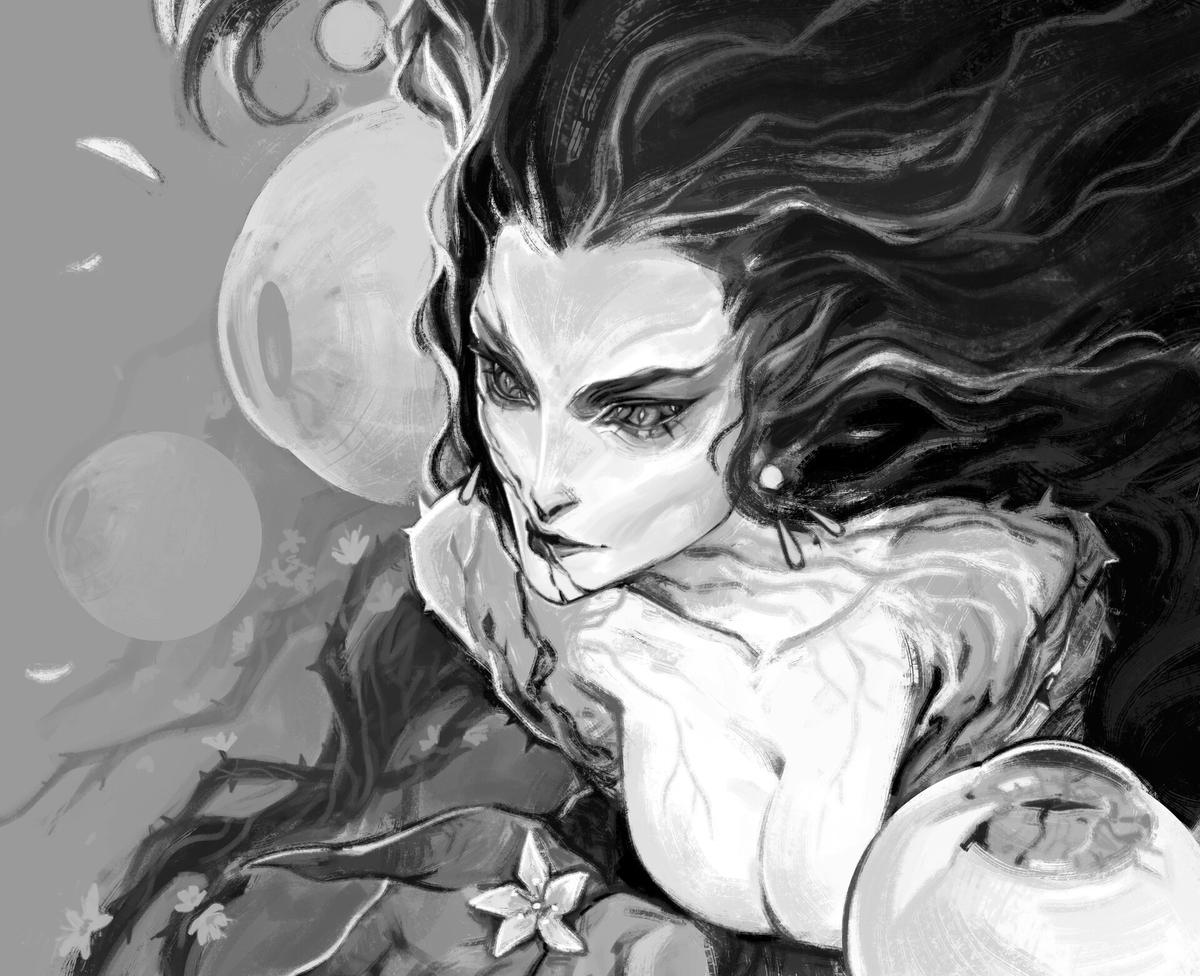 Lactic_Wanda's tweet photo. Hey! Finally reopening P_treon! 
https://t.co/iiBOS5Utig
There are already several process videos and unpublished commissions for a couple of months. Over time, I will  upload all the sketches for Insomniorum and a couple of pages of comic.
ALSO BW PORTRAITS🙌 https://t.co/3a4WTbpzz6