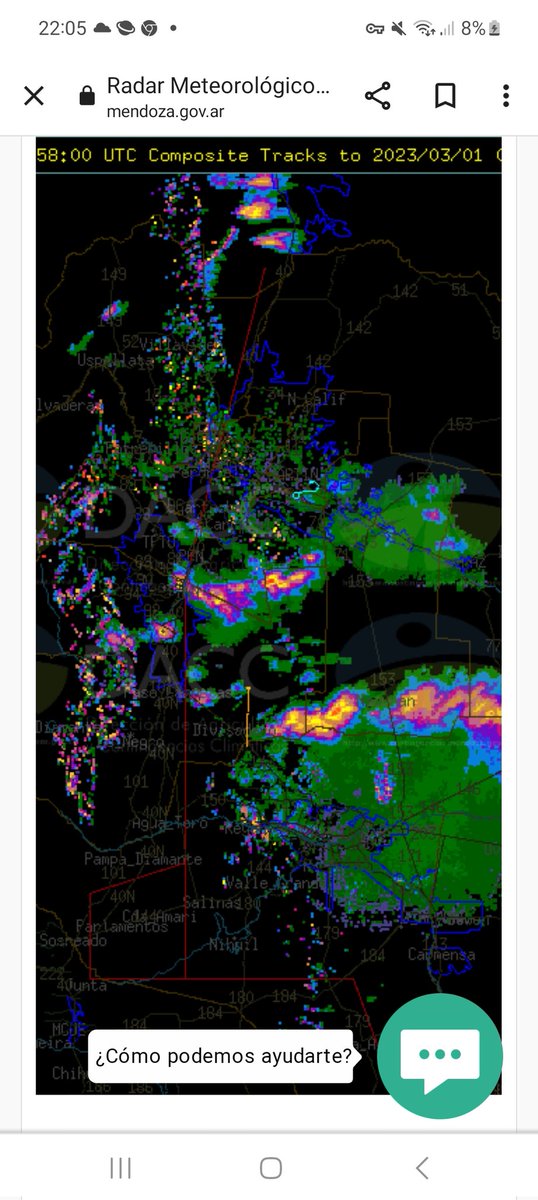 ValeBellene's tweet photo. #Precaución Núcleos de tormentas severas en el Este y Sur Provincial
#EviteCircular
#PeriodistaDeAptta https://t.co/ibAl5tmCKh