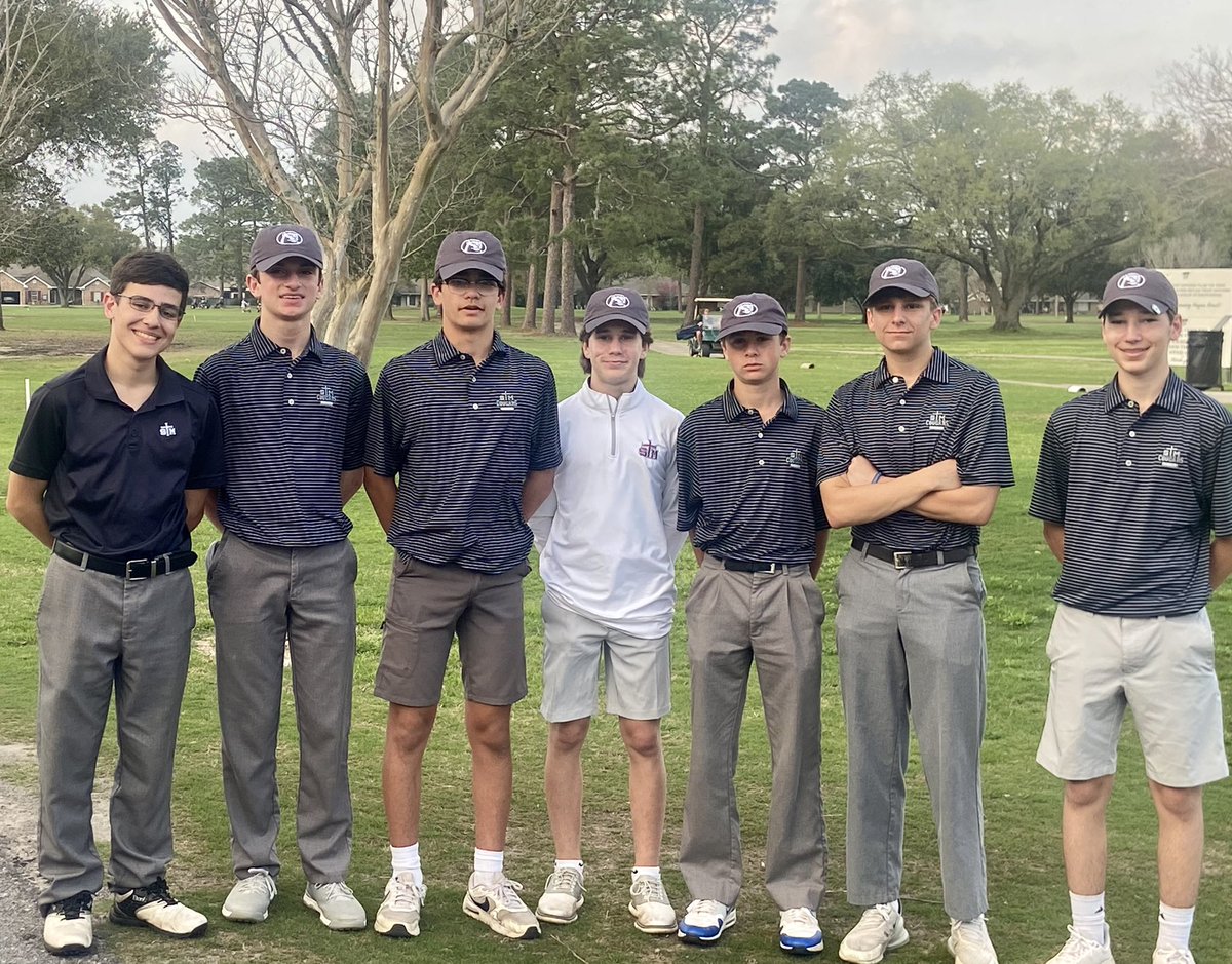 STMCOUGARGOLF's tweet photo. JV Boys and the Girl’s team fired season low scores to win their respective matches today.  The boys took the title by 11 shots over Teurlings and 22 shots over David Thibodeaux.
The girls took top honors by 17 shots over David Thibodeaux  and 22 better than Teurlings. https://t.co/Xc5j8YuiFx