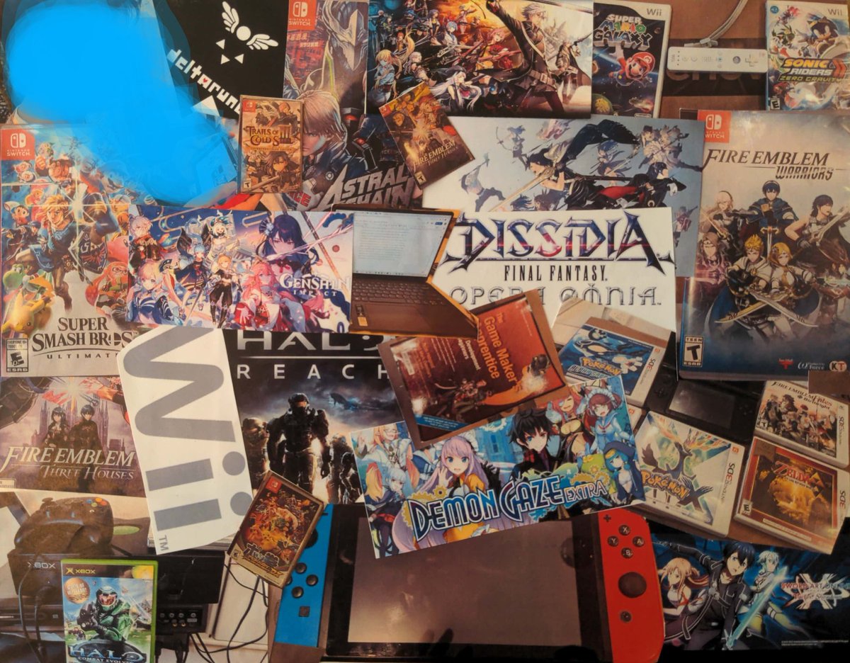 I made a collage of some of my favorite video games. #videogames #collage