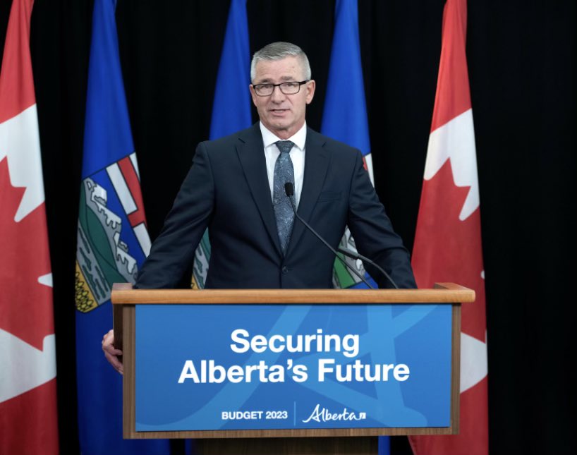 It was my privilege to stand up in front of my colleagues, and all Albertans, and present the second balanced budget, Budget 2023: Securing Alberta’s Future. #ableg #Budget2023