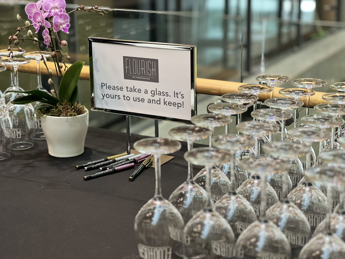 Counting down the minutes until we open doors to our fourth annual #VCCFlourishGala! We’d love to hear what your experience is like. Tag us to let us know 🌟