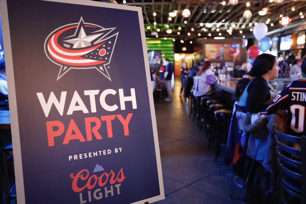 We love a good Blue Jackets Watch Party!

Head over to <a href="/PintHouse614/">Pint House</a> and watch the game with the rest of the #5thLine! 

<a href="/CoorsLight/">Coors Light</a> | #CBJ