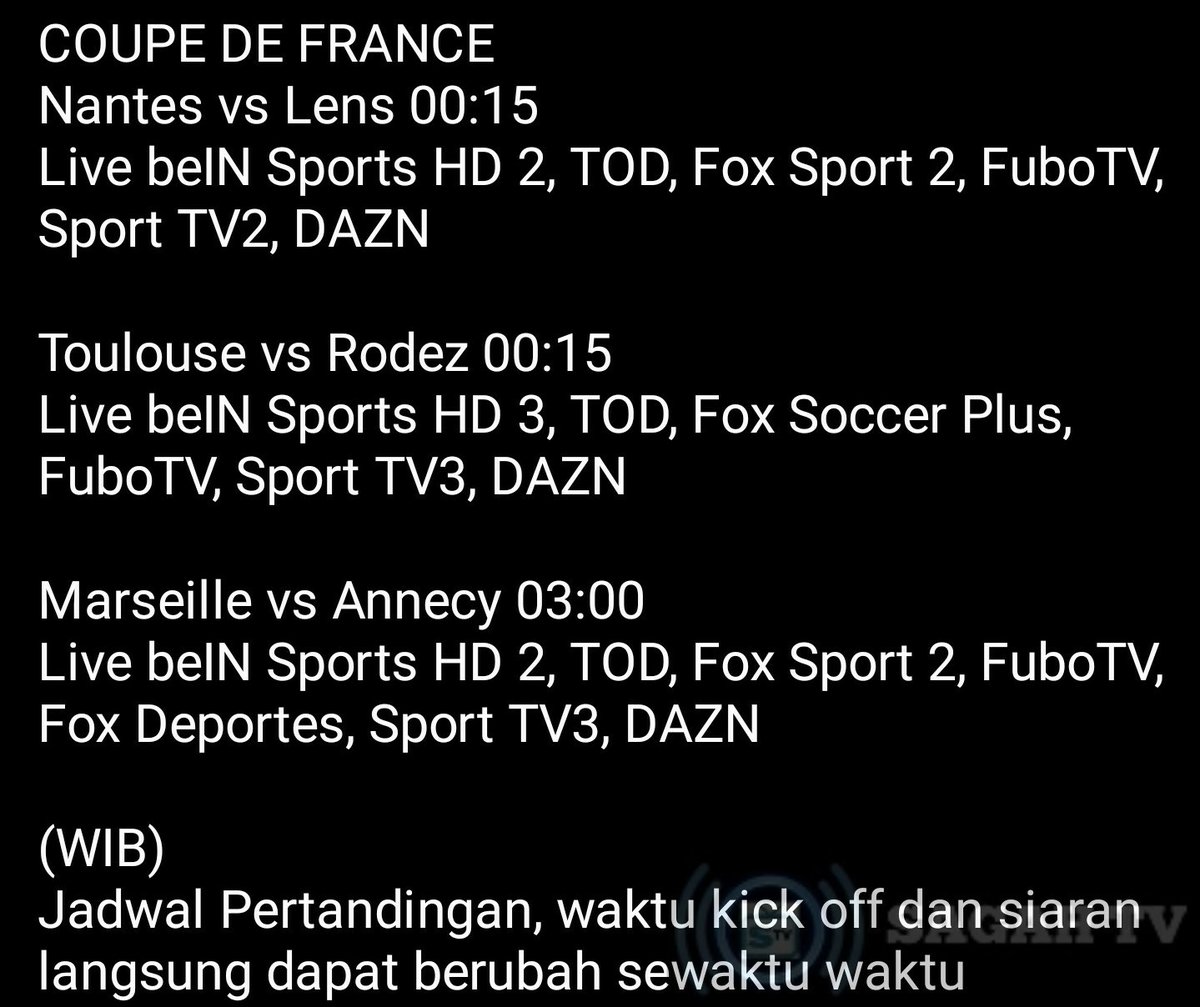 sagahtvlive on Twitter "RT sagahtvlive Jadwal Siaran Langsung EPL