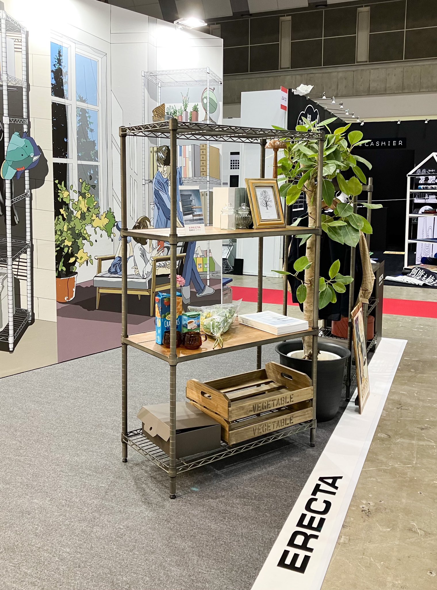 A. ERECTA ホームエレクタ 30x90x160cm （引取希望@東京） 新作商品