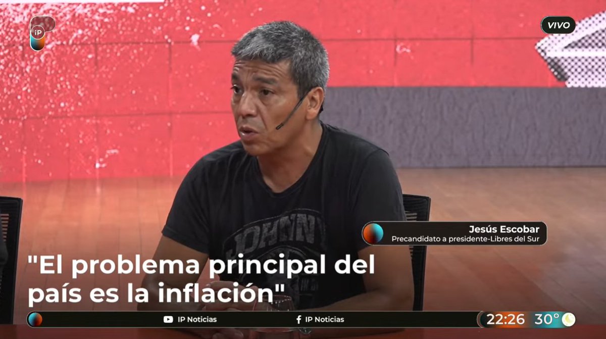"Claro que se pueden frenar los precios. Lo que pasa es que se necesita decisión política y este Gobierno no lo tiene", aseguró Jesús Escobar, precandidato a presidente de Libres del Sur.

🔗 youtube.com/watch?v=ez6W7C…