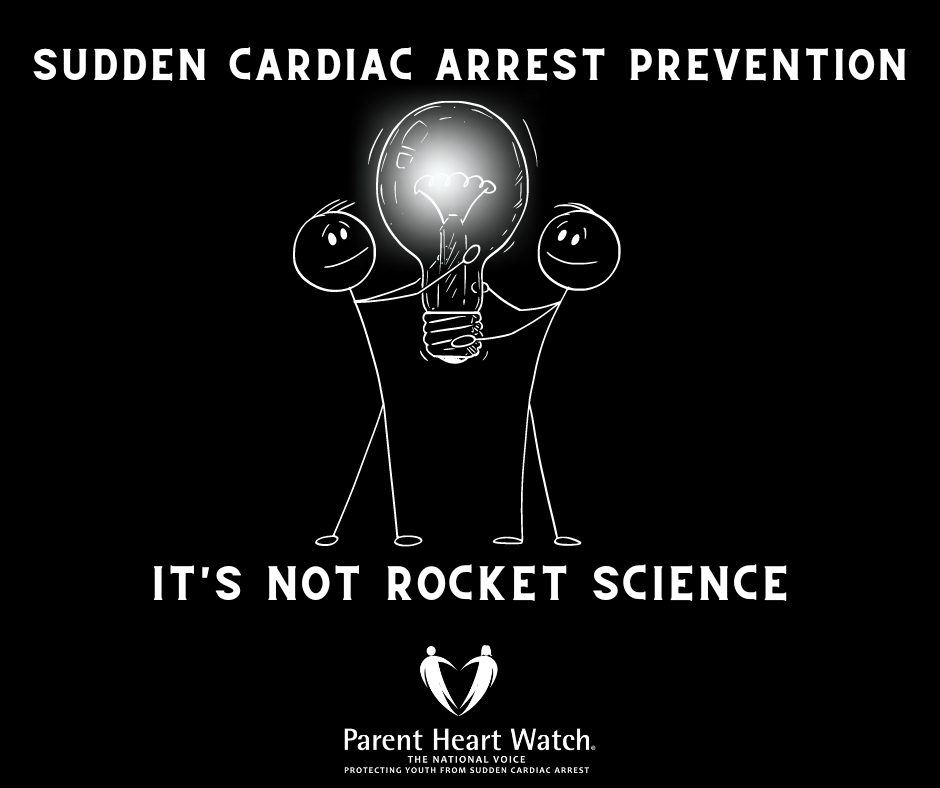 PHWorg's tweet image. Studies show that when communities come together to enact solutions, lives are saved. Make sure your community is on the same page when it comes to protecting young hearts so we can increase the survival rate beyond 10%. #NotRocketScience #HeartMonth parentheartwatch.org/get-involved/t…