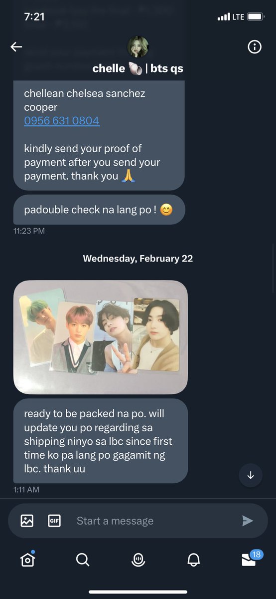 yoogaze's tweet photo. ⚠️ exposing @___seachelle thread‼️

GCASH: 09566310804

- i will not delete this until you refund me.

i saw her account selling pcs, meron din siyang binebenta na mga girl group pcs. i trusted her since nakapagprovide naman ng pics, tho naging sketchy at first dahil unverified https://t.co/YdAX1O6mWq