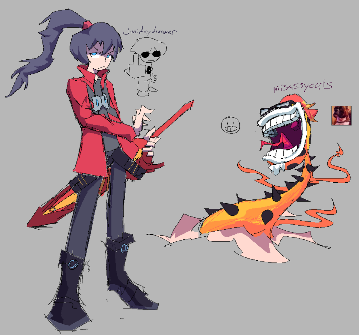 「thank u to everyone who tuned into da st」|Megaloのイラスト