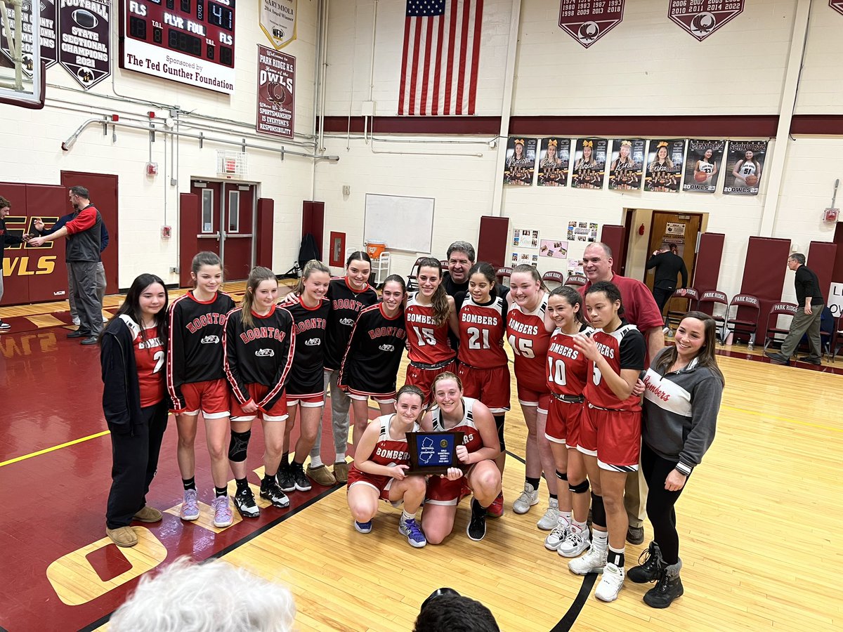Have to show some love for our neighbors, Boonton Girls Basketball team winning the group 1 state championship. Especially because Head Coach Medina’s daughter is on the team. Proud moment for coach Medina and his family and #10