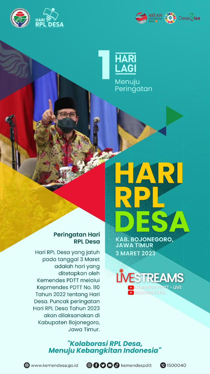 #HariRPLDesa
#RPLDesa
<a href="/halimiskandarnu/">ABDUL HALIM ISKANDAR</a> 
@kemendespdtt 
<a href="/malik_haramain/">malikharamain</a>
<a href="/imansyukri/">Iman Sukri</a>
<a href="/taufikmadjid71/">IG : taufik.madjid</a>
@yusradaridesa
<a href="/azzameldzikrie/">#SantriIndonesia</a>
<a href="/bpsdmkemendesa/">Bpsdm Kemendesa</a> 
<a href="/tppkemendes/">TPP KEMENDES</a>