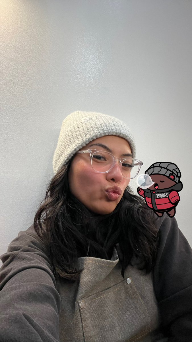 At the coffee shop, twinning w/ Nez.  <a href="/BEANZOfficial/">BEANZ</a>