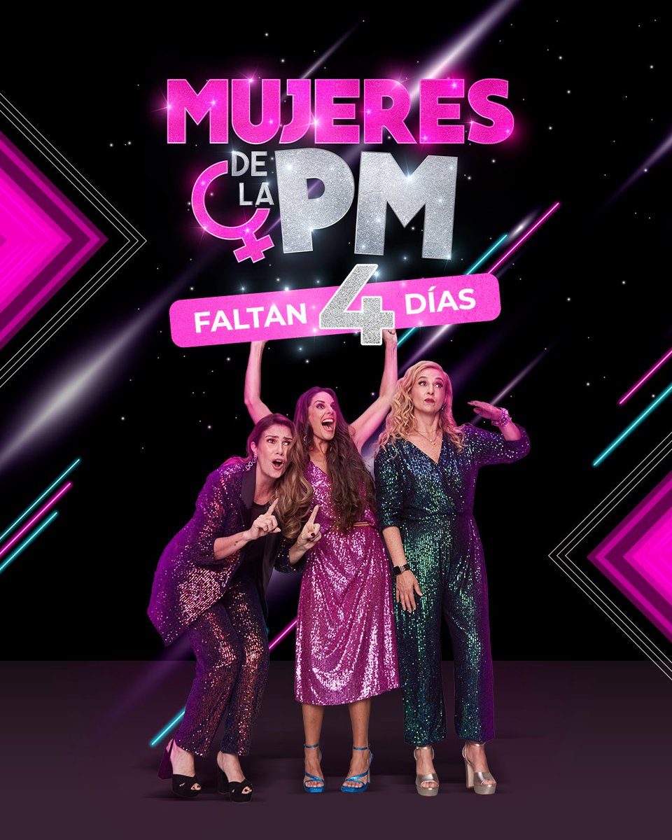 A tan solo 4 días y estrenamos nuevo programa #MujeresDeLaPM este sábado 4 de marzo a las 10PM