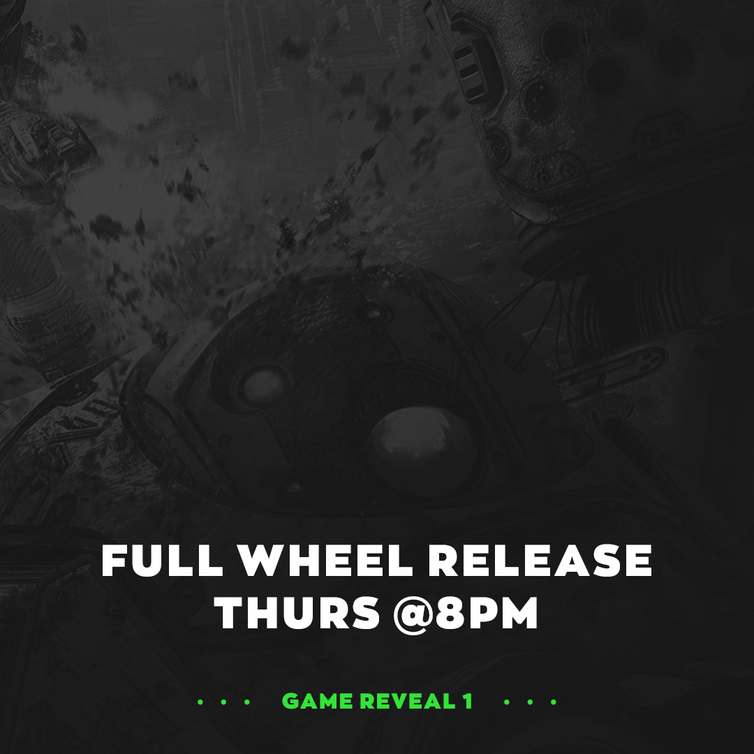 UELesports's tweet photo. Thurs, March 2 at 8PM is the Full Wheel Release. 3 hints are available, the first one is on us!

2nd - 250 Retweets
3rd - 150 (#instagram) + 300 (#facebook) shares, Stories and Groups included.

#EasterEgg #hype  #share #games  #future  #eSports  #LetsGo  #cantwait #UEL https://t.co/eUL6D29vfC