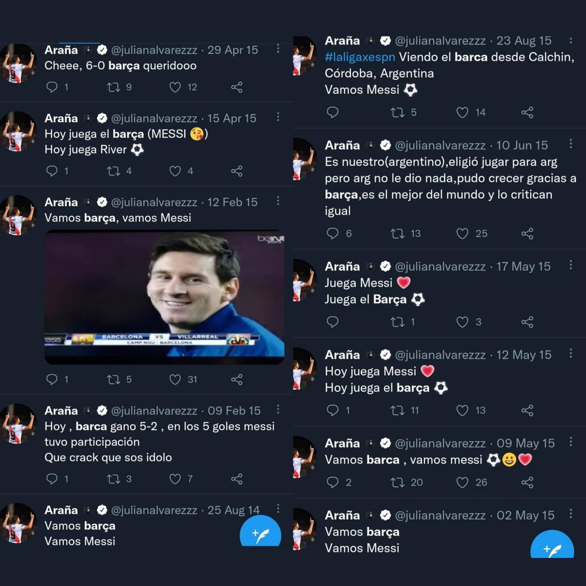 termenzo's tweet photo. Ahora resulta que todos puteamos a Messi. Pero vayan a lavarse el orto, los reales siempre fuimos este https://t.co/eKaoc2JUkm