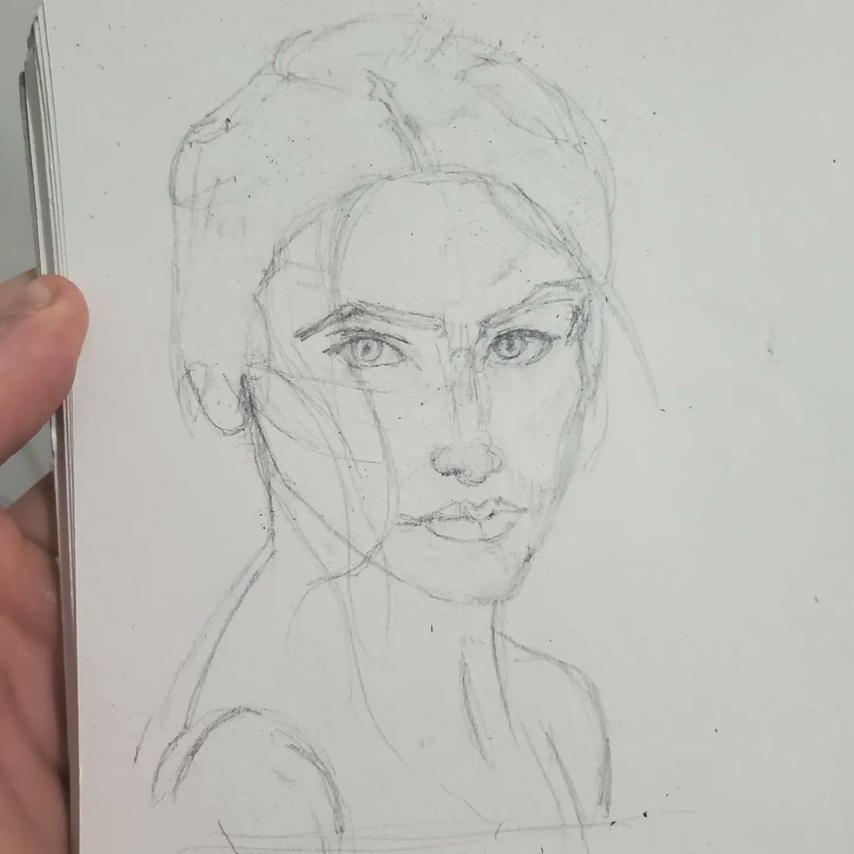 So today I did back muscle studies and after that I have also did a sketch of a face that I'm planning to finish. 

I was pretty tired today so I didn't do more and took like 2 or 3 naps idk why I was so tired 

#anatomystudy #backmuscle #sketch #portraitsketch  #drawing