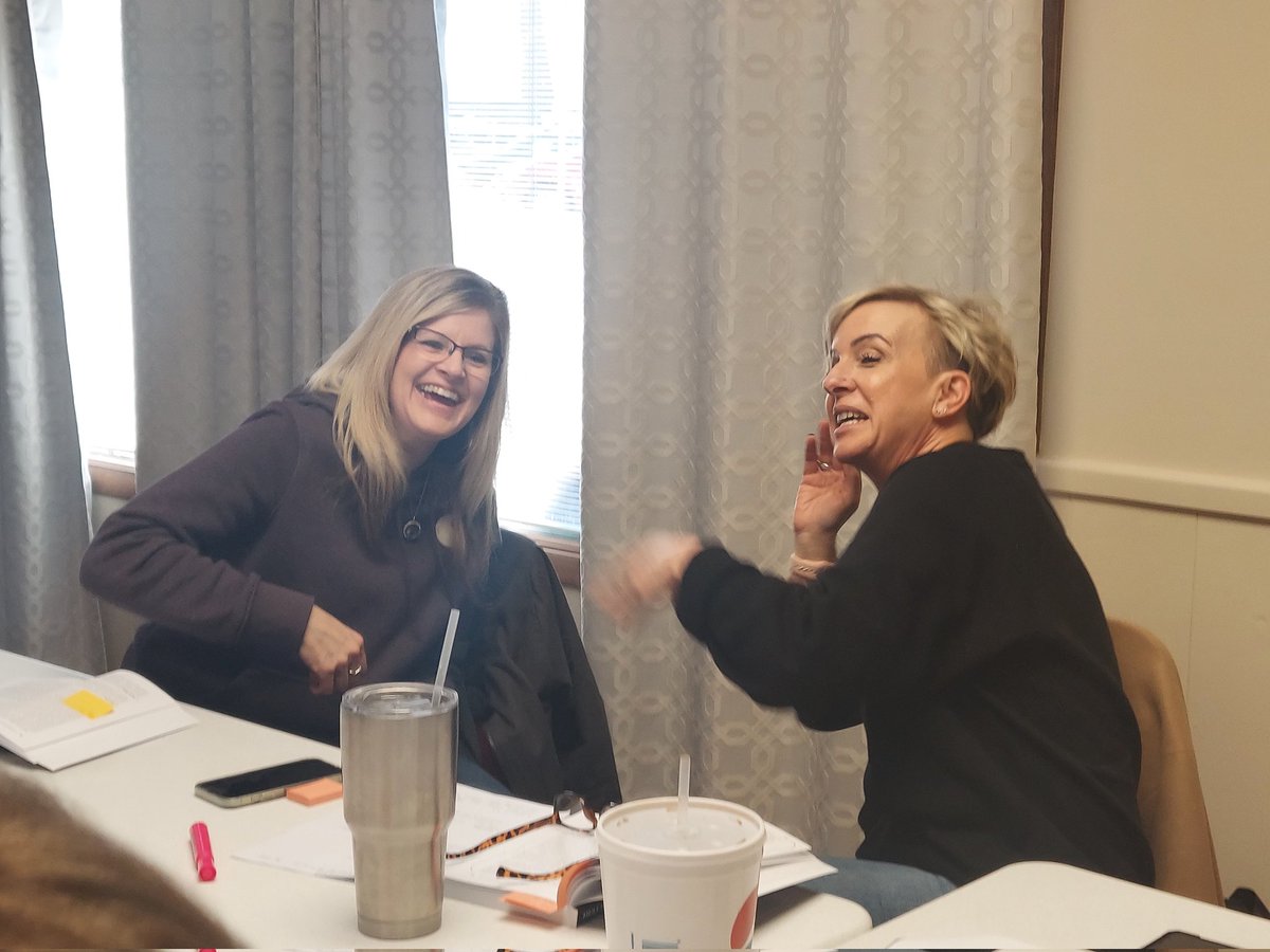 RobynPekarek's tweet photo. Lots of laughter in Salina and Hays the past 2 days learning Whole Brain Teaching! Teach/Okay, Mirror Words, 5 classroom rules, scoreboard, and oh so much more that truly engages the whole brain of our students so there is no time to be off-task!!  @SmokyHillEd #SHESCPL https://t.co/1eE80ifUMB