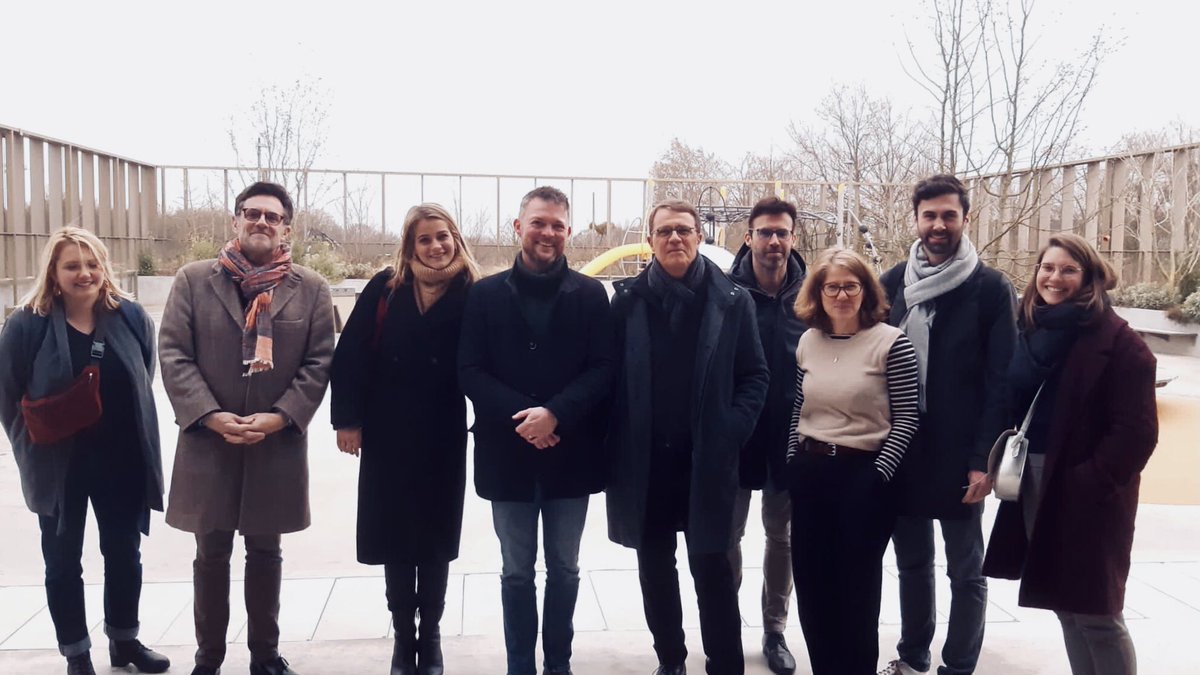 ArnaudStephan's tweet photo. Accueil à @metropolerennes de @pbloche adjoint à la Maire de @Paris chargé de l'éducation, de la #petiteenfance & des familles accompagné de @Celine_Hervieu conseillère déléguée en charge de la petite enfance.
Visite de l’Edulab Pasteur puis du Pôle éducatif Simone Veil.
#rfve https://t.co/SSzDwHla6c