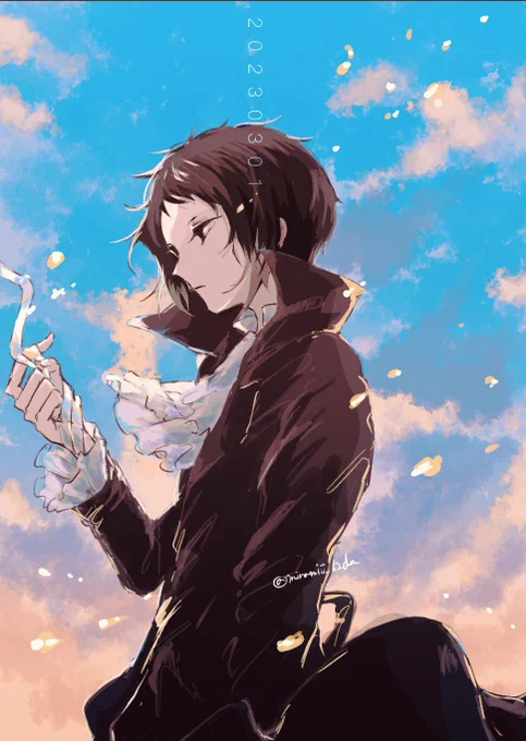 おめでとう〜春が来るね#やつがれ生誕祭2023#ポートマフィアの禍狗生誕祭#3月1日はポートマフィアの黒外套の誕生日 