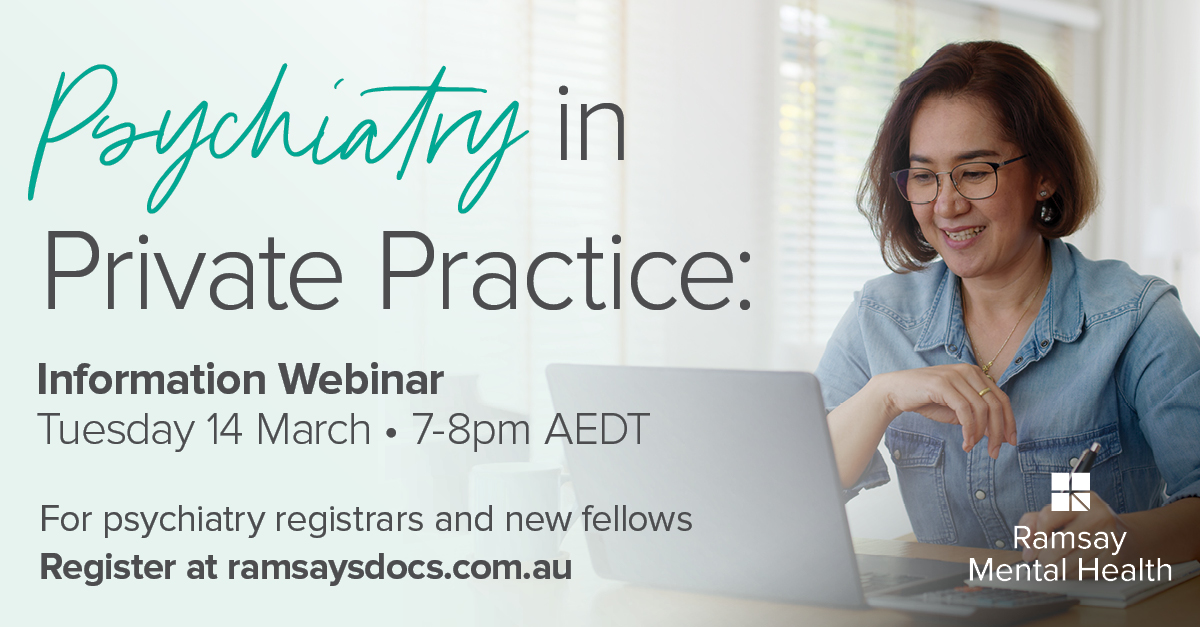 Ramsay Health Care on Twitter "Are you a psychiatry registrar or new