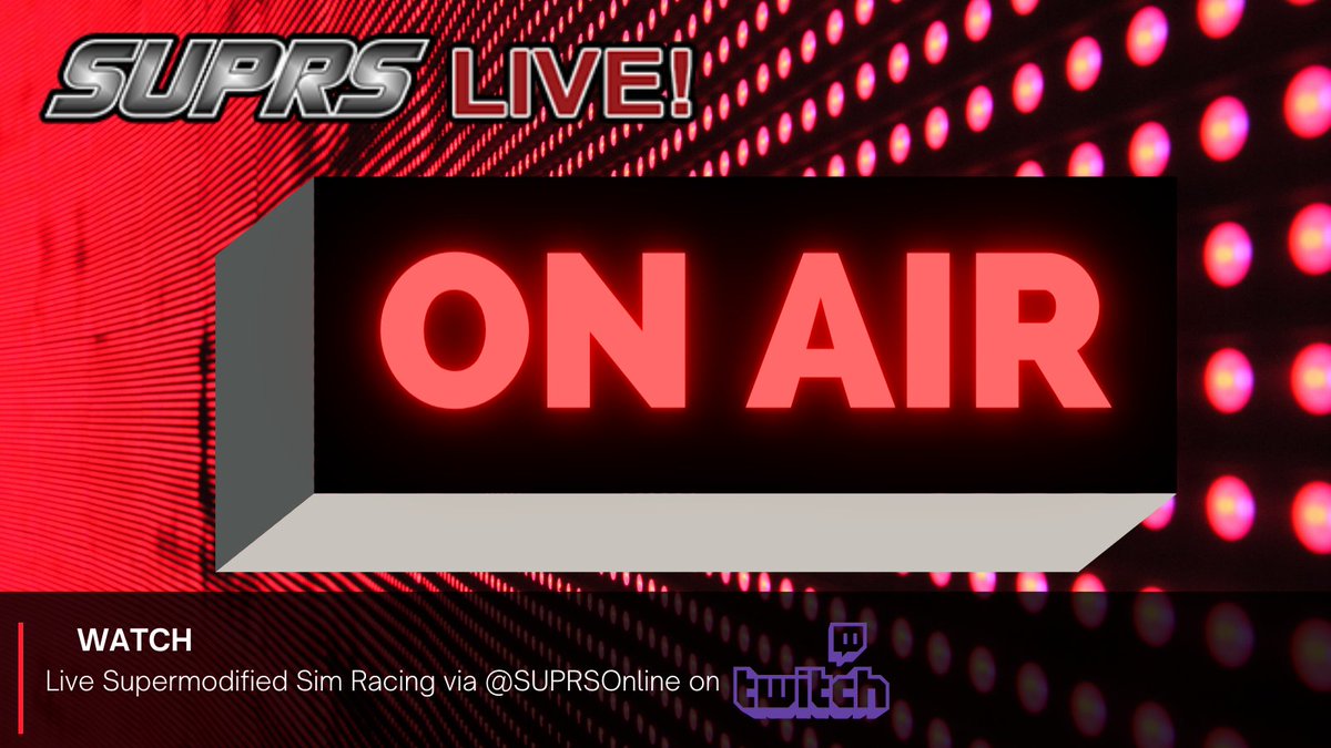 SUPRSOnline's tweet image. We are LIVE now for the SUPRS 13th Annual All-Star Classic broadcast with Tom Netishen executive director of the New England Motorsports Museum. WATCH&amp;gt;&amp;gt;&amp;gt; twitch.tv/suprsonline

| #rFactor | #supermodified | #simracing | #twitchstreamer | #supportsmallstreamers |