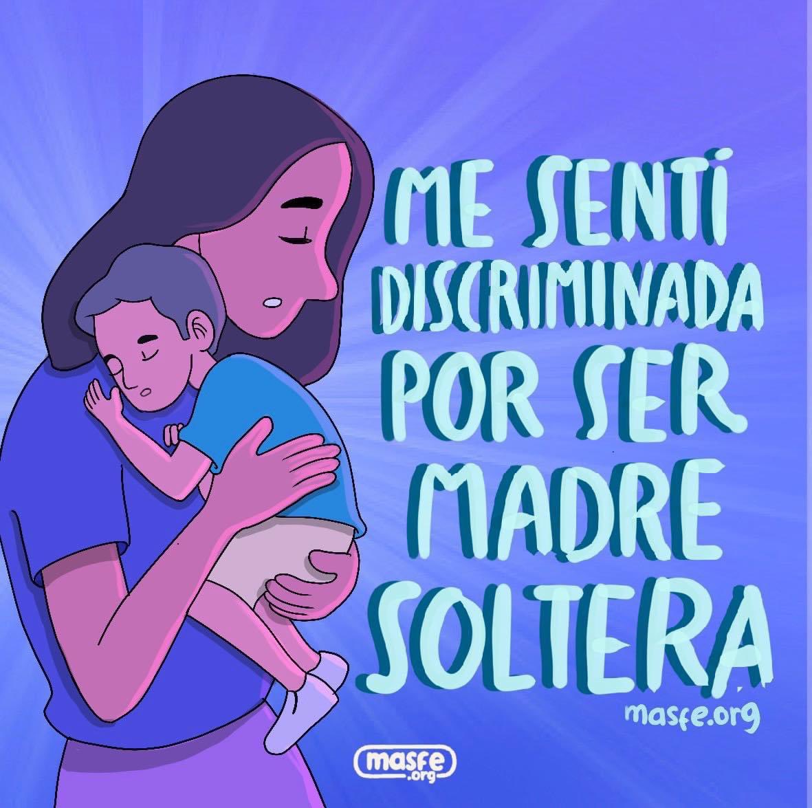 Masfe_org's tweet image. Existe una mala cultura de discriminar o juzgar a las madres solteras quienes tienen que lidiar  con el hecho de criar solas a sus hijos, además de la crítica de aquellos quienes se sienten con derecho de juzgarlas. (1/2)
#masfe #madresoltera #discriminacion #frasesmotivadoras