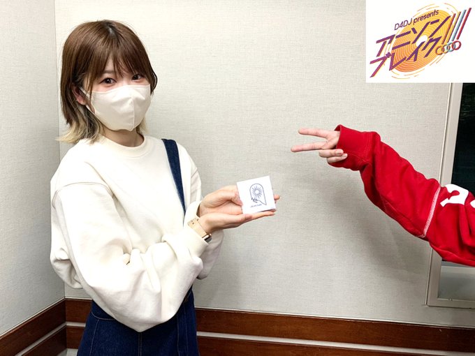 石上静香 直筆サイン入り色紙 直筆色紙 パズルガールズ 女性声優