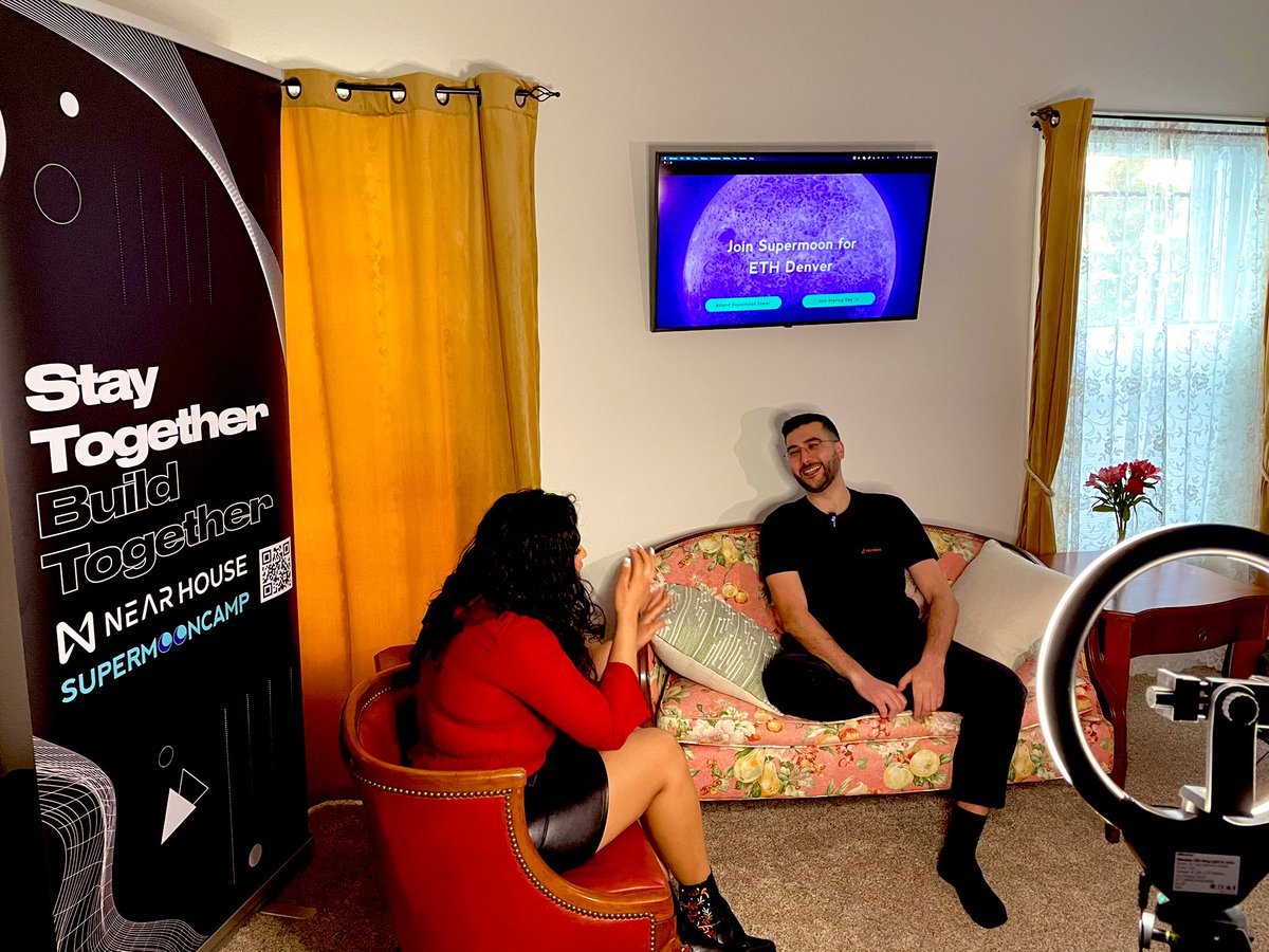 supermoonxyz's tweet photo. @microchipgnu talked about @mintbase No code dev tooling and brand new #AffiliateDirect that makes it easier to for sellers to earn commission @NEARProtocol @NEARHACKS @BanyanUS https://t.co/sNAanMaiI7