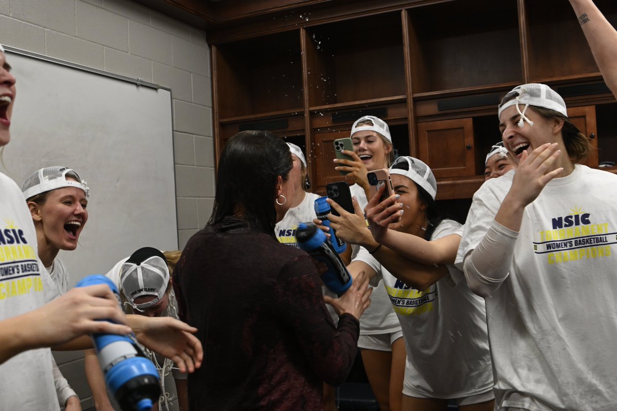 What happens when you win your 3rd Straight #NSICTourney - #NSICWBB  #YourTimeToShine