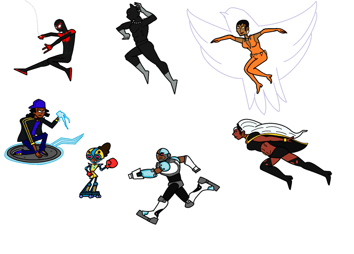 Simply_sunky's tweet photo. The Complete Black History Month Art Challenge
#BlackHistoryMonth #mspaint #drawwhileblack https://t.co/3qSEkICPp6
